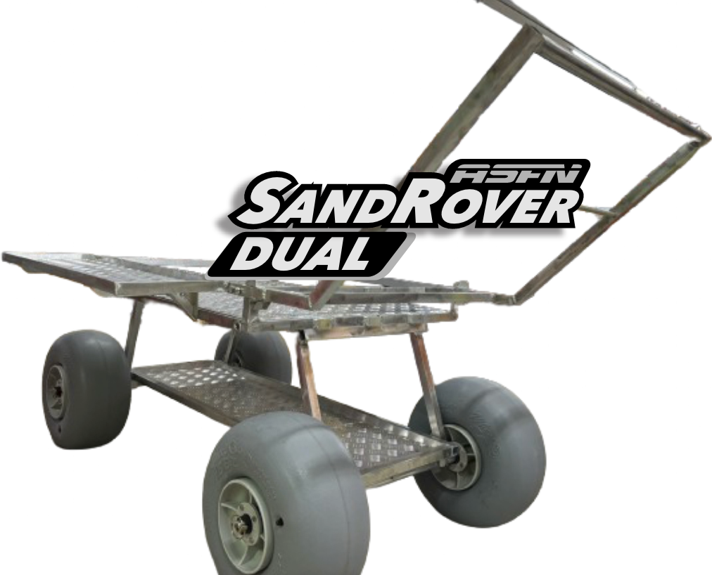 ASFN Sand Rover DUAL Beach Trolley