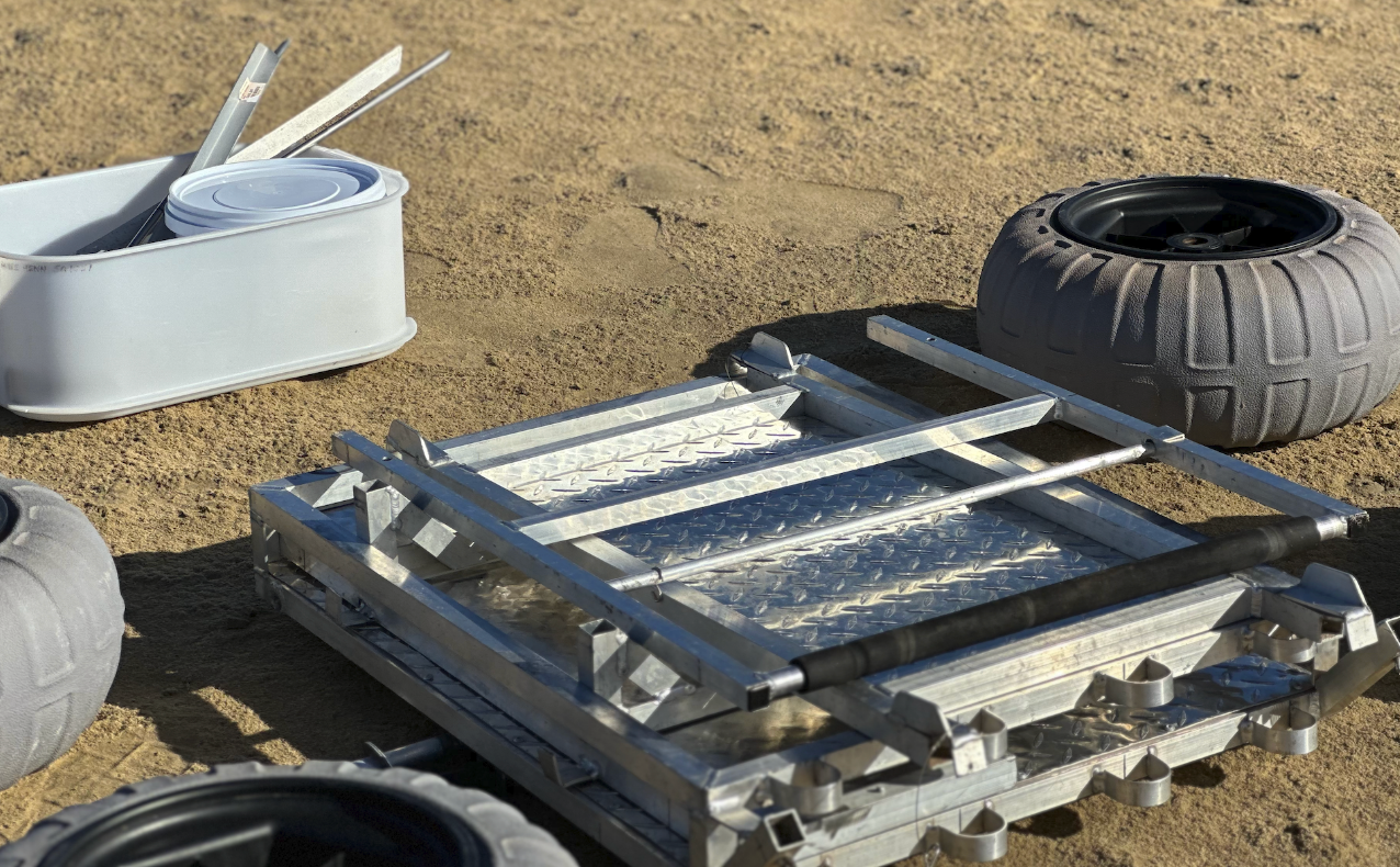 ASFN Sand Rover Beach Trolley