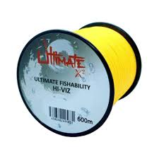 LINE ULTIMATE X2 HI VIZ 10LB 600m 0.25mm