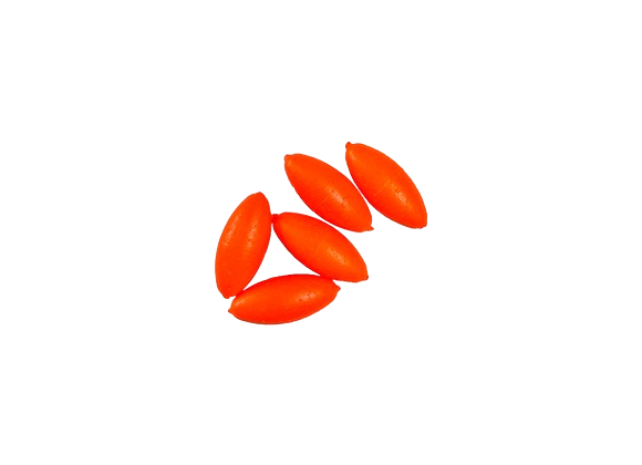 TRIDENT FLOAT OVAL 10X21MM ORANGE 10PK – Angling & Marine Connection